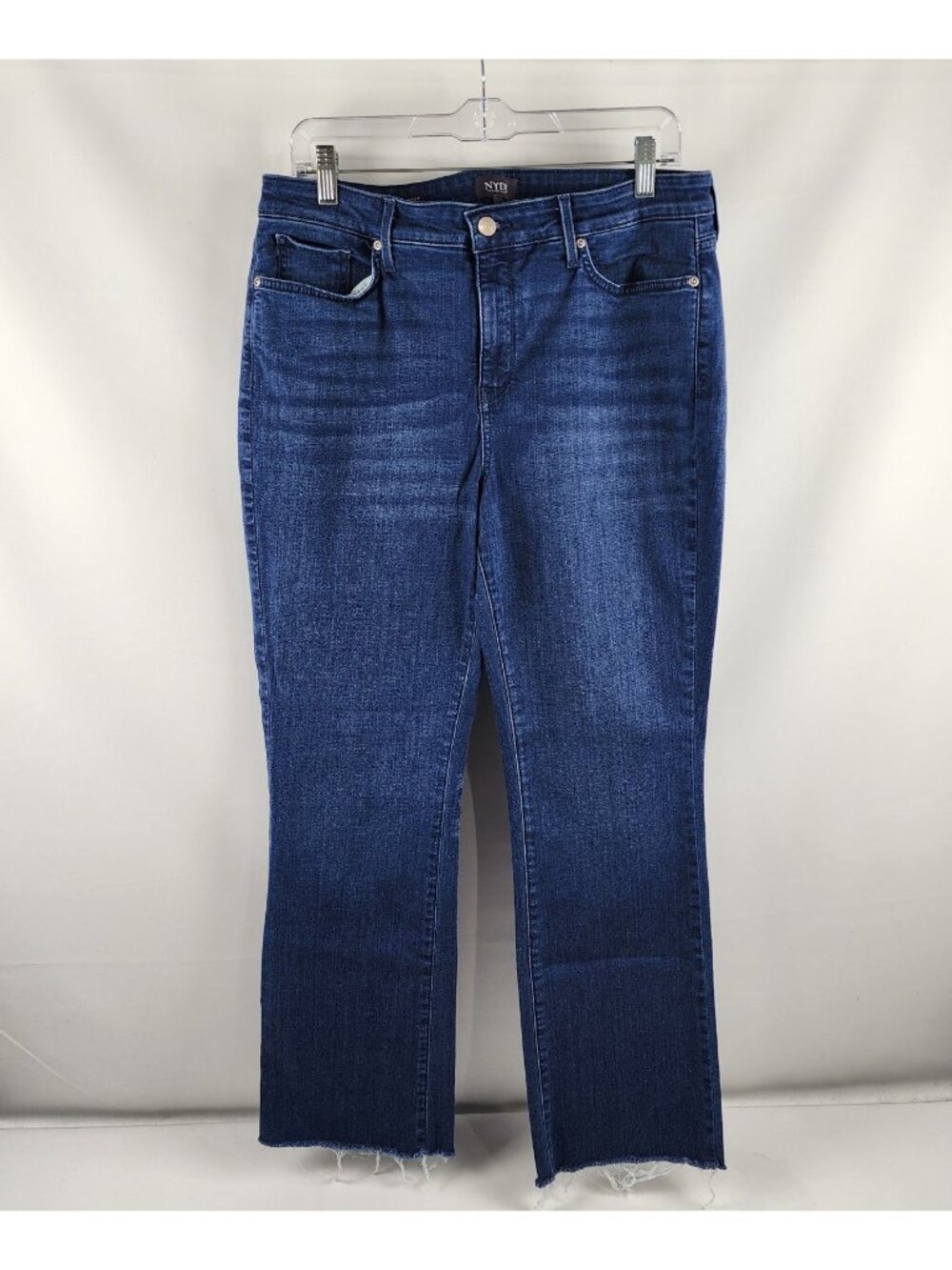 NYDJ Jeans Womens 12 Blue Barabara Bootcut Denim (32x29)